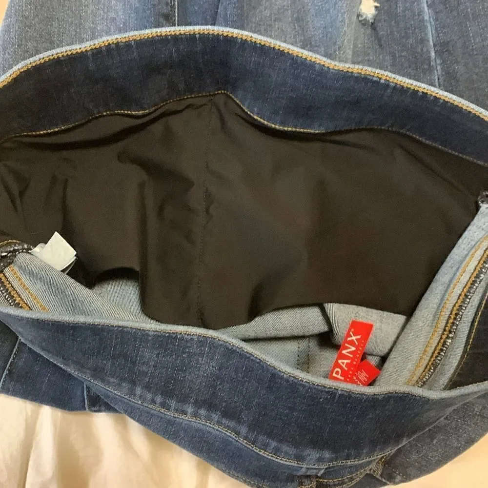 SPANX, jeans, medium, like new, tummy tuck